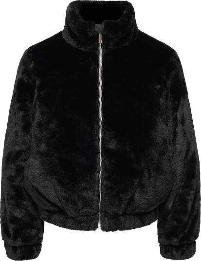 Kids Only Kogwanja Faux Fur Jacket Otw BLACK 164 Kids Only Kogwanja Faux Fur Jacket Otw BLACK 164