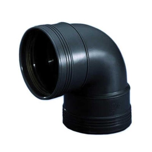 Wavin Wafix Plus Bend PP 15-88,5° Ø32-110mm 75mm / 88,5°