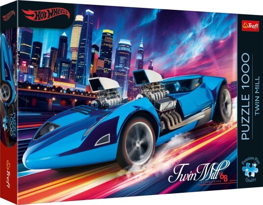 Trefl Premium Plus Puslespill 1000 brikker Hot Wheels: Twin Mill