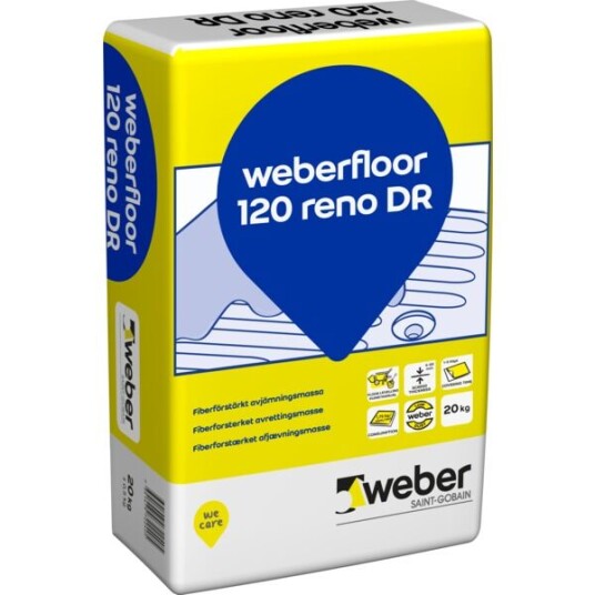 Weber Saint gobain Avrettingsmortel 120 Reno 20kg Weber Saint gobain Avrettingsmortel 120 Reno 20kg