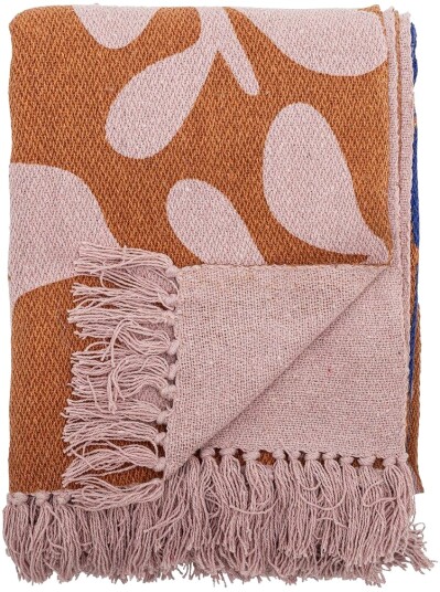 Bloomingville Atle pledd 130x160 cm Brun