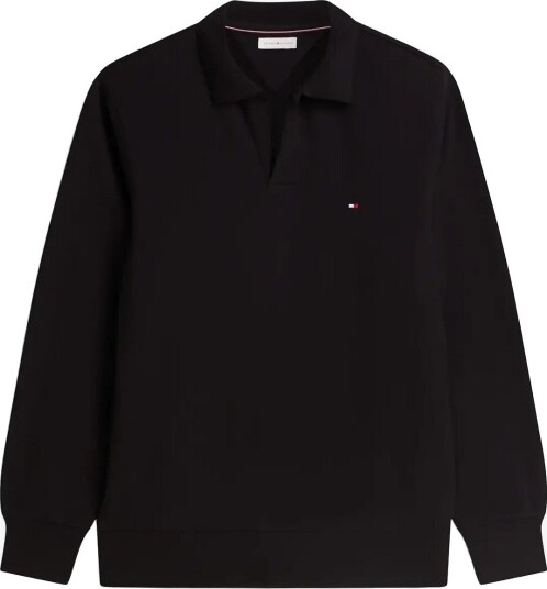 Tommy Hilfiger Slub Reg Rugby Sweatshirt BLACK S