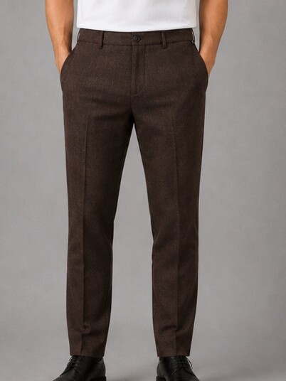 Clean Cut Copenhagen Sigurd Structured Pants Brun XL