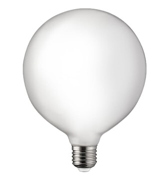 E27 LED 3-stegs dimming Globe 125 Opal 7W E27 LED 3-stegs dimming Globe 125 Opal 7W