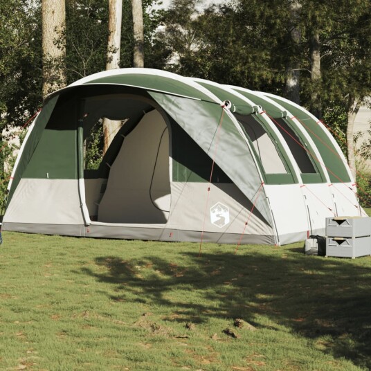 Tunneltelt for camping 5 personer grønn vanntett Tunneltelt for camping 5 personer grønn vanntett