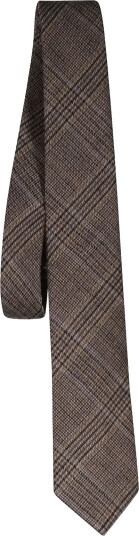Gant Glencheck Tie - Brown - ONE SIZE