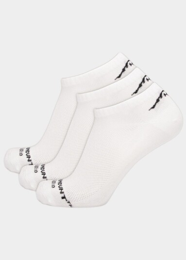 Swedemount Bamboo Ankle Socks White 31 34 Bomullsstrømper