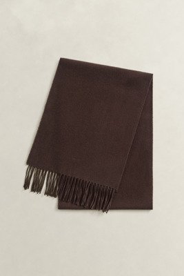 Gant Wool Scarf Shadow Brown