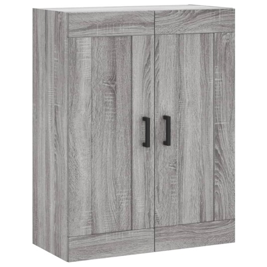Highboard grå sonoma 69,5x34x180 cm konstruert tre Highboard grå sonoma 69,5x34x180 cm konstruert tre
