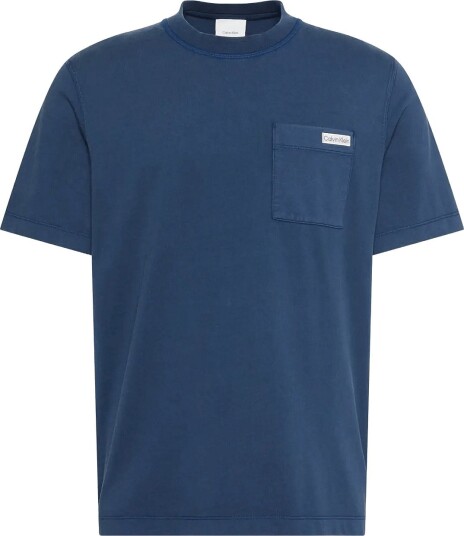 Calvin Klein Jeans Ss 20S Garment Dyed Easy Coin Po Blue M Calvin Klein Jeans Ss 20S Garment Dyed Easy Coin Po Blue M