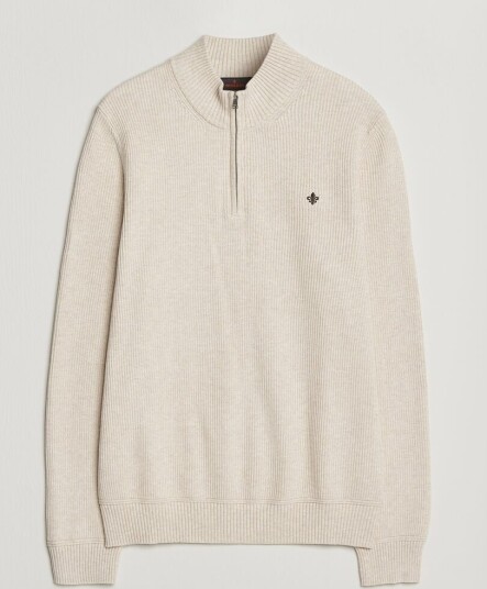 Morris Colin Half Zip Khaki