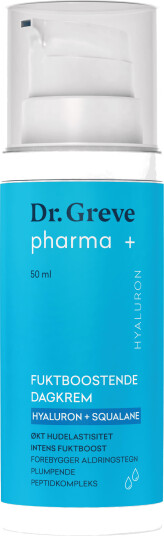 Dr. Greve Pharma Hyaluron + Squalane Fuktboostende Dagkrem 50 ml - Anti-age og Fuktighetsgivende for Alle Hudtyper