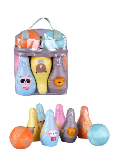 MUMIN Bobo - Soft Bowling Set - Multi/patterned - ONE SIZE MUMIN Bobo - Soft Bowling Set - Multi/patterned - ONE SIZE