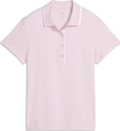 Puma W Cloudspun Bridges Ss Golf pologenser dame Powder Pink X Small
