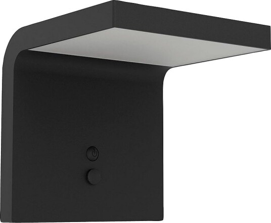 EGLO Vegglampe Utendørsbelysning Spiante Solar Powered With Sensor Hvit Solcellelamper