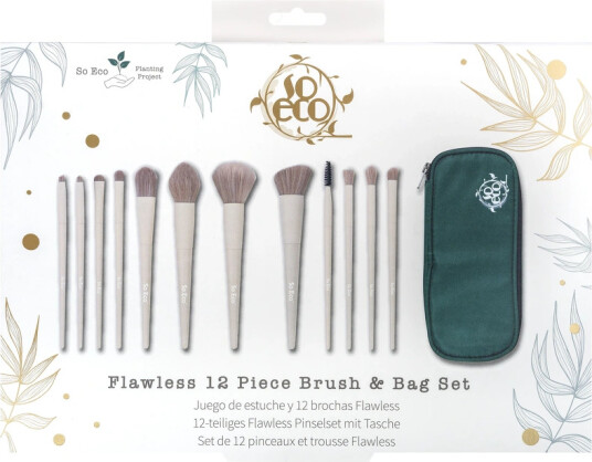 So Eco Flawless 12 Piece Brush & Bag Set Limited Edition