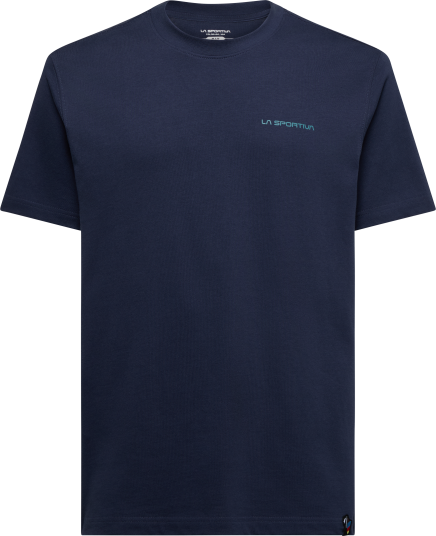 La Sportiva Psychotomic T-Shirt Herre, Korte Ermer, Komfortabel, Night Sky/Lake, Størrelse L