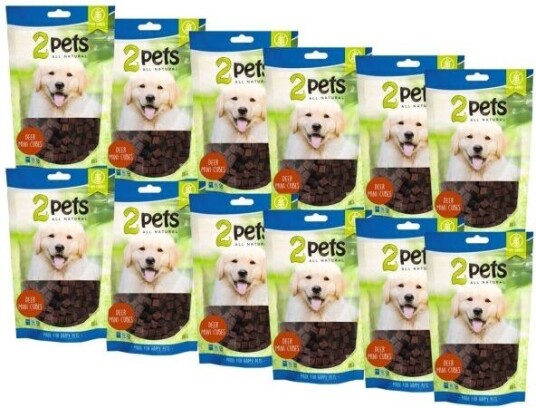 2Pets Minicubes med Hjort 12 x 100 g