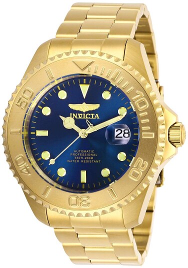 Invicta Herreklokke 28951 Pro Diver Blå/Gulltonet stål Ø47 mm Invicta Herreklokke 28951 Pro Diver Blå/Gulltonet stål Ø47 mm