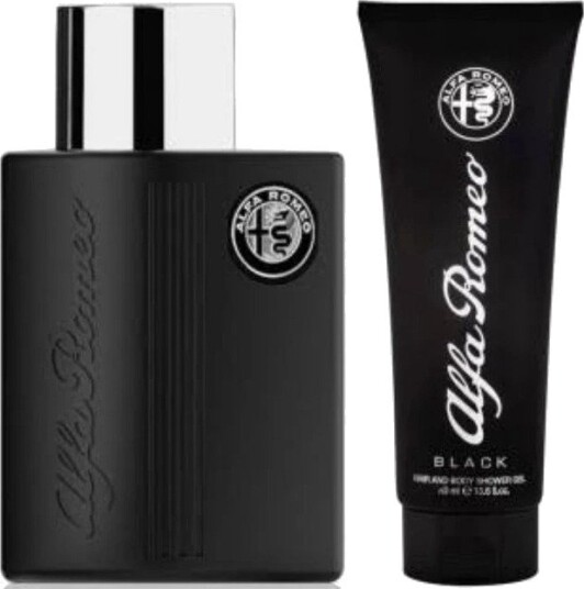 Giftset Alfa Romeo Black Edt 125ml + Shower Gel 90ml