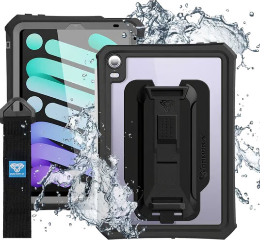 ARMOR-X Vanntett Deksel til iPad Mini 8.3" Svart ARMOR-X Vanntett Deksel til iPad Mini 8.3" Svart