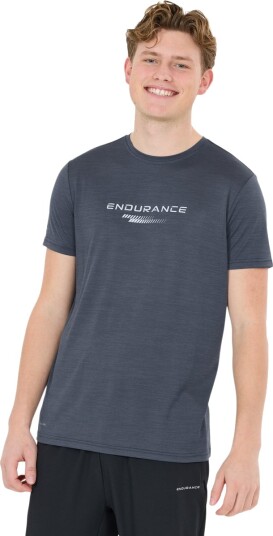 Endurance Portofino Performance Trenings T skjorte Herre Grå 2XL
