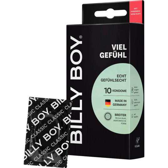 Billy Boy Condoms Viel Gefühl 56 mm 10 pcs.