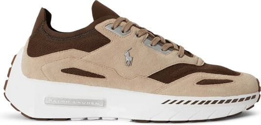 Polo Ralph Lauren Boerum Suede Paneled Knit Sneaker MILKSHAKE/COURT B 43