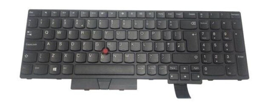 Lenovo - notebook replacement keyboard - UK English - Brbart tastatur - til utskifting - Engelsk - Storbritannia - Svart