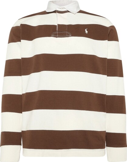 Polo Ralph Lauren The Iconic Rugby Shirt TRPHY CRM/CHOCLAT XXL
