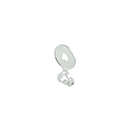 Navneskilt blankt for tappekran, 82 mm 82mm. Krom-belagt plast