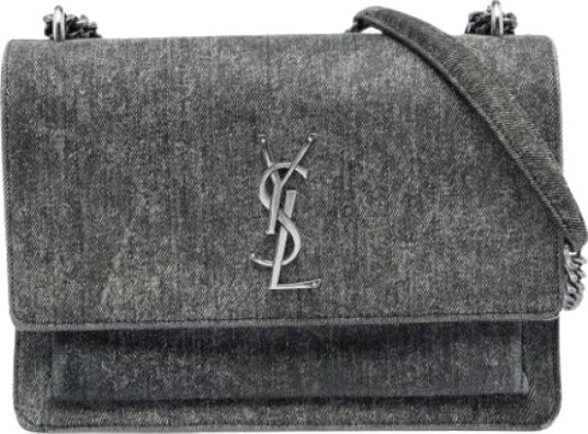 Yves Saint Laurent Vintage Dame Pre owned Grå ONE SIZE, Yves Saint Laurent Vintage Dame Pre owned Grå ONE SIZE,