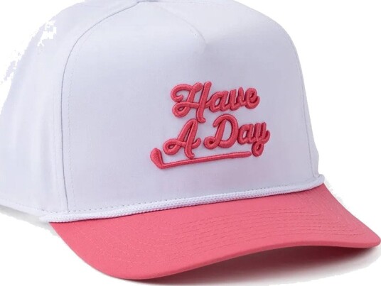 Breezy Have A Day Rope Hat Hvit Rosa Capser White/Pink Breezy Have A Day Rope Hat Hvit Rosa Capser White/Pink