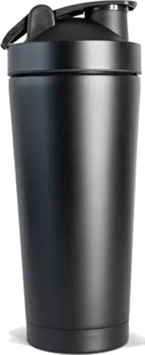 K2K Metal Shaker 820 ml, svart matt metallshaker K2K Metal Shaker 820 ml, svart matt metallshaker