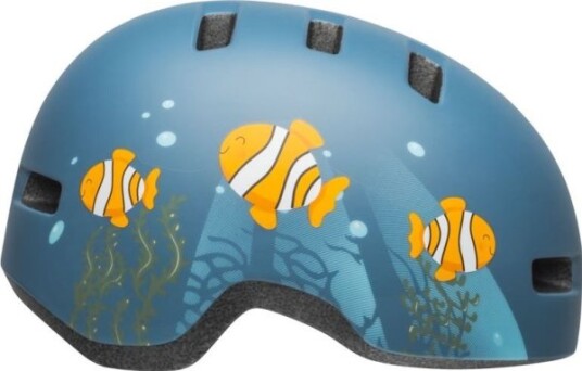 Bell Barnehjelm Lil Ripper Klovnefisk Matt Grå Blå Størrelse S (48–55 Cm) (Bel-7104366) Bell Barnehjelm Lil Ripper Klovnefisk Matt Grå Blå Størrelse S (48–55 Cm) (Bel-7104366)