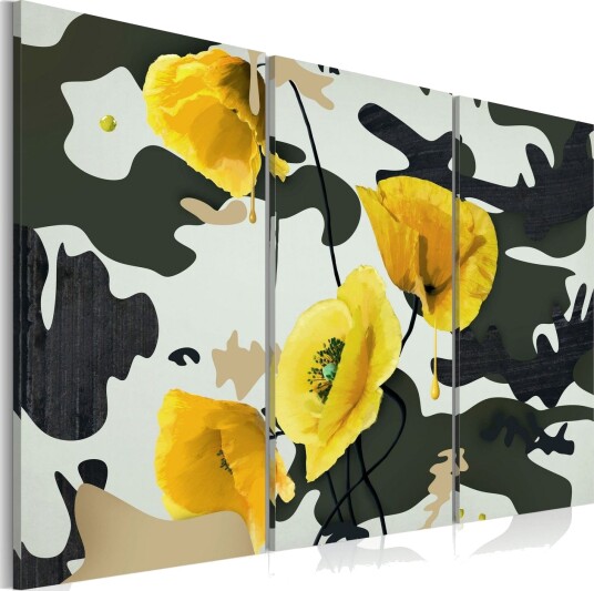 Bilde Maleri Av Vallmue Triptyken 120x80 Artgeist sp. z o. o.