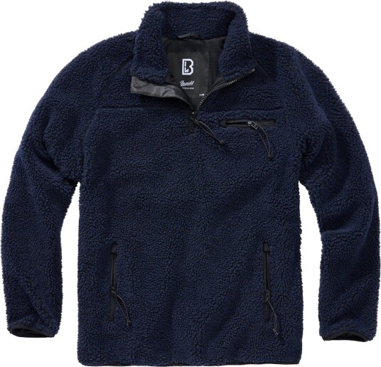 Brandit Teddyfleece Sweater Navy L Blå
