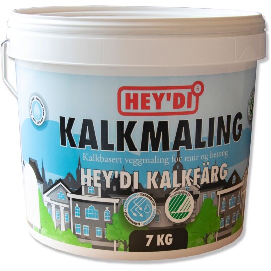 Hey'di Kalkmaling Hvit 7kg