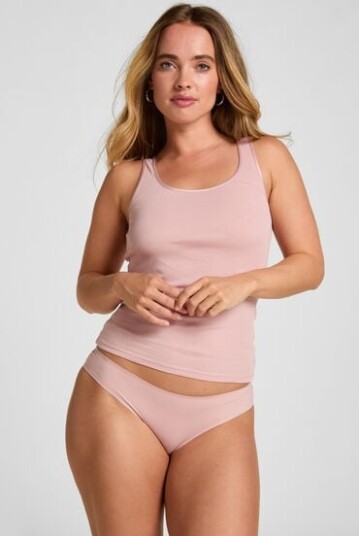 Hunkemöller Singlet Basic Dame Rosa