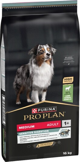 Purina Pro Plan Adult Medium Sensitive Digestion Tørrfôr Lam & Ris 16kg