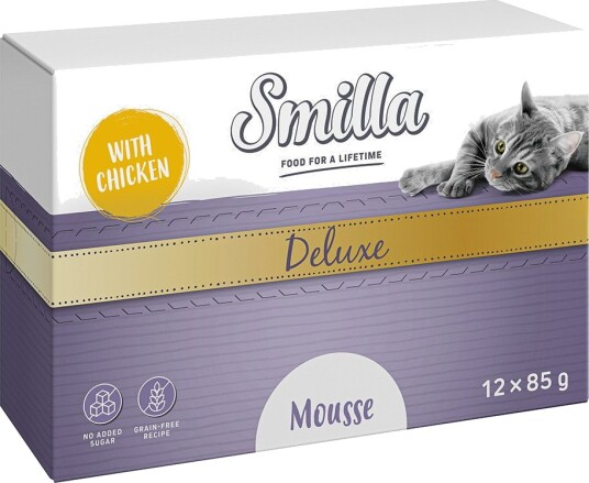 Smilla Våtfôr Deluxe Mousse Med Kylling 48 X 85 G