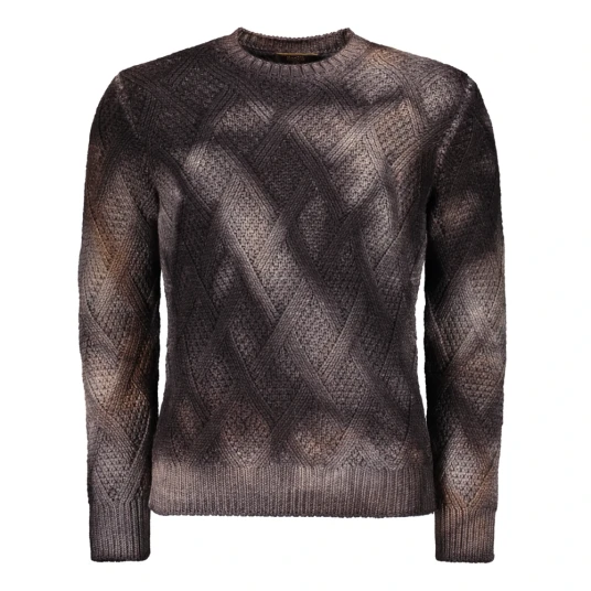 Moorer Herre Strikkevarer Brun 2XL Moorer Herre Strikkevarer Brun 2XL