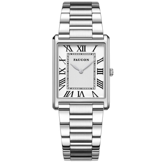 Faucon Carré F10037 - Herre - 28 mm - Analog - Kvarts urverk - Safirbelagt mineralglass