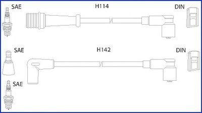 Tennplugg kabelsett HITACHI 134485