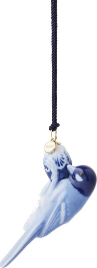 Royal Copenhagen - Juleornament meis 8 cm blå