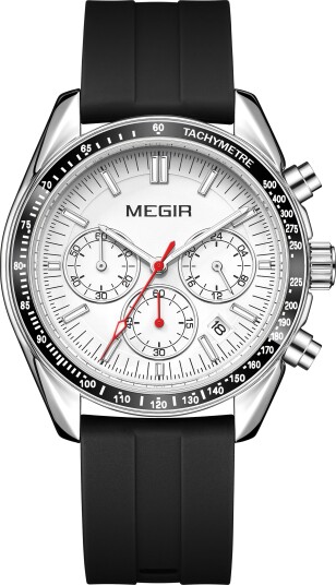 Megir Speedster Chrono White