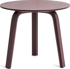 HAY Bella Salongbord Ø45xH39 Mørk Bordeaux