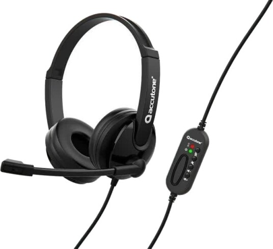 Accutone ACT-100 Stereo Headset Svart