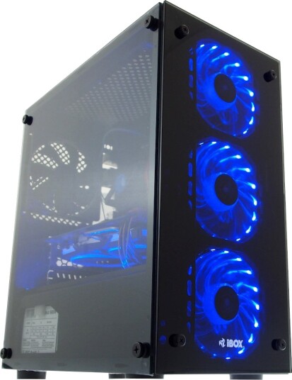 iBox Passion V4 Mini Tower Micro-ATX Svart iBox Passion V4 Mini Tower Micro-ATX Svart