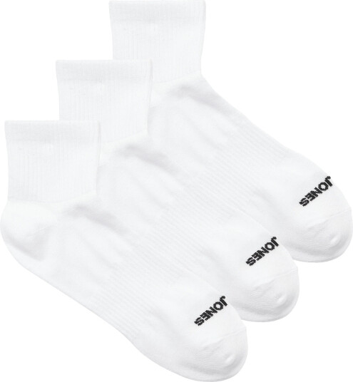 Jack & Jones Jacluca Short Tennis Socks 3 Pack Noos White ONE SIZE